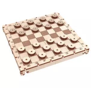 Jeu de dames en bois