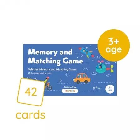 Jeu de M&eacute;moire et de Paires : V&eacute;hicules - Moritoys