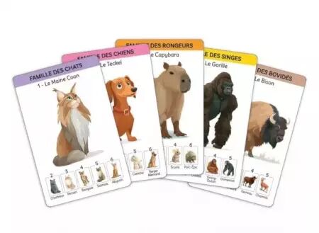  Jeu Des 7 Familles : Animaux -  Sentosph&egrave;re