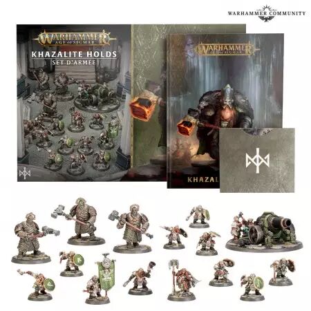 Khazalite Holds : Set d\'Arm&eacute;e (Francais) - Warhammer Age of Sigmar