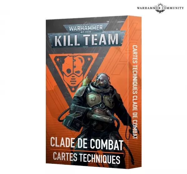 Kill Team : Cartes Techniques Clade de Combat (Fran�ais) - Warhammer 40k - Games Workshop