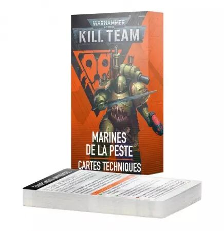 Kill Team : Cartes Techniques Marines de la Peste (Français) - Warhammer 40k - Games Workshop
