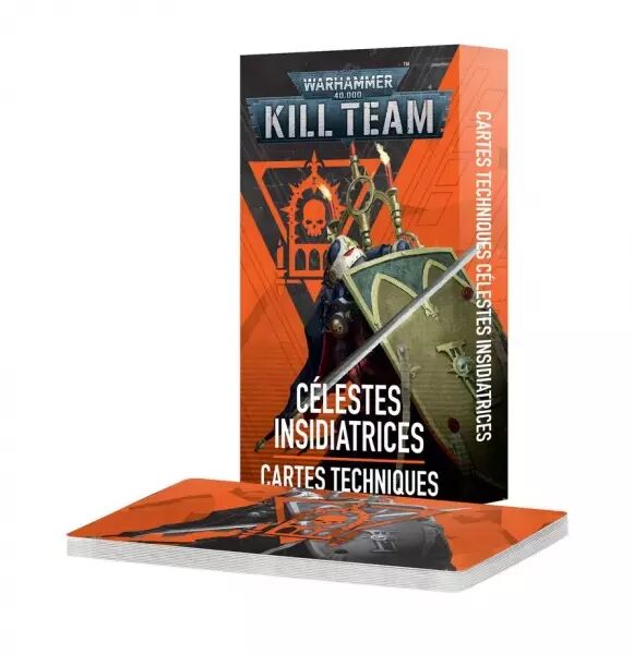 Kill Team: C�lestes Insidiatrices� Cartes Techniques - Warhammer 40k - Games Workshop