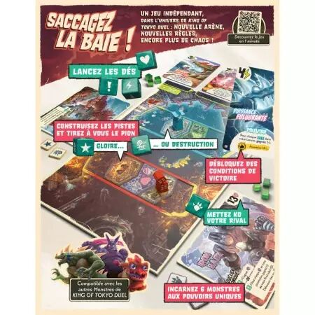 King of Tokyo : Duel Tokyo Bay - Richard Garfield - Iello