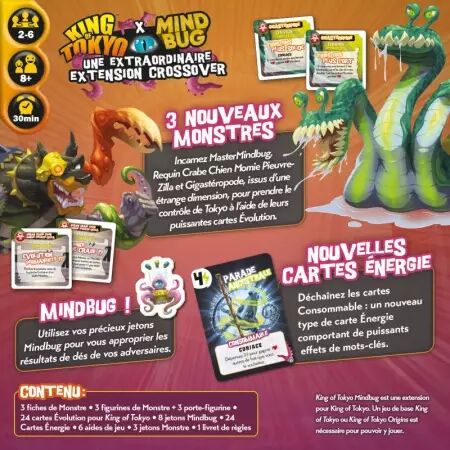 King of Tokyo : Mindbug - Iello
