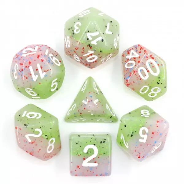 Kit de 7 d�s - Rose Bud