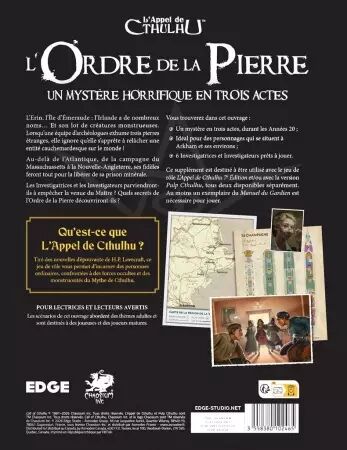 L\'Appel de Cthulhu :  L\'Ordre de la Pierre