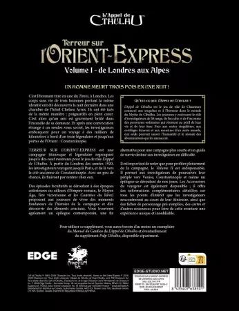 L\'Appel de Cthulhu :  Terreur sur l�Orient Express Vol 1