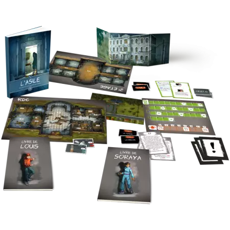 L\'Asile - Livre Jeu Solo - Emmanuel Quaireau - De Architecturart