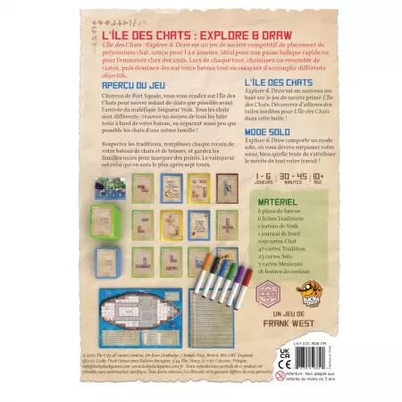 L\'île des chats - Explore & Draw