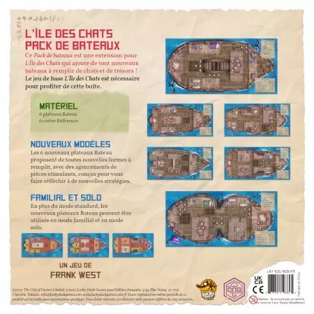 L\'Ile des Chats - Extension : Pack de bateaux