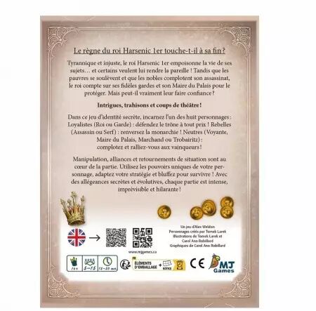 La Cour Des Mirages - Alex Weldon - MJ Games