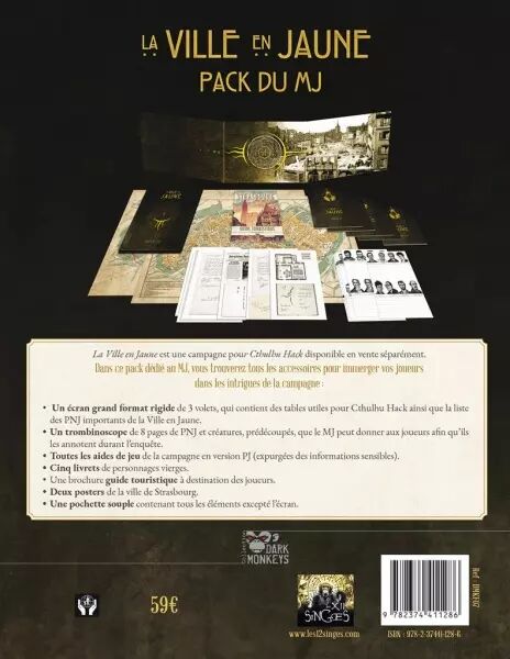 La Ville en jaune : Pack du MJ