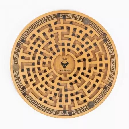 Labyrinthe Antique - Casse T&ecirc;te en Bois