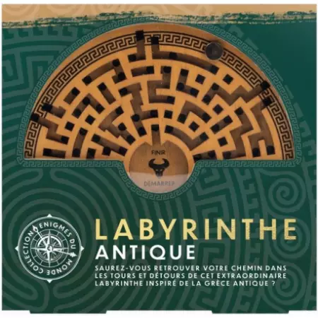 Labyrinthe Antique - Casse T&ecirc;te en Bois