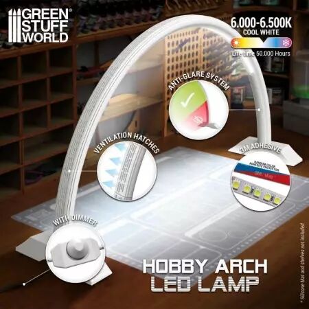 Lampe LED Hobby Arch - Faded White - Green Stuff World