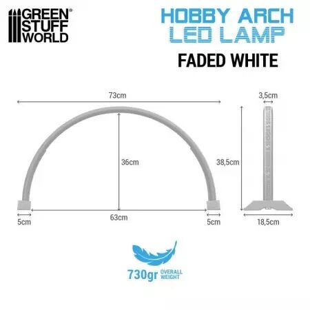 Lampe LED Hobby Arch - Faded White - Green Stuff World