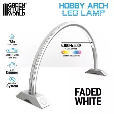 Lampe LED Hobby Arch - Faded White - Green Stuff World