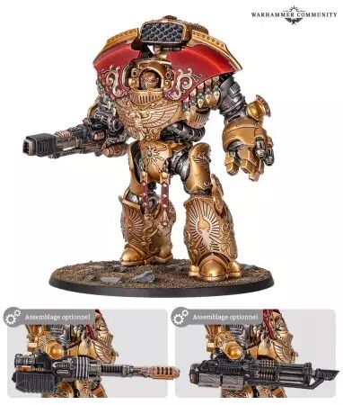 Legio Custodes : Dreadnought Lourd Telemon  - Warhammer 30k - Warhammer 40k