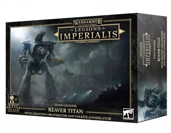 Legion Imperialis  - Reaver Titan with Graviton Obliterator and Volkite Annihilator - Warhammer The Horus Heresy