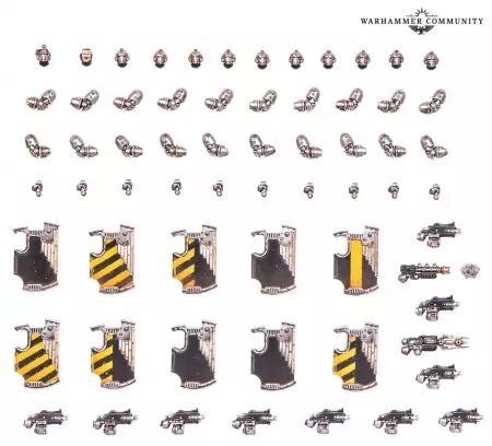 Legiones Astartes : Grappe d\'Am&eacute;lioration d\'Escouade de Br&eacute;cheurs - Warhammer Horus Heresy 30k