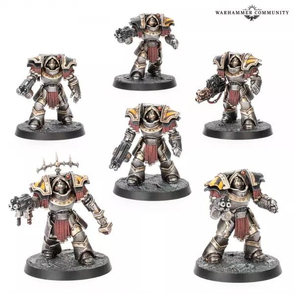 Legiones Astartes : Terminators Cataphractii avec Gantelets Energetiques (Power Fists)  - Warhammer Horus Heresy 30k