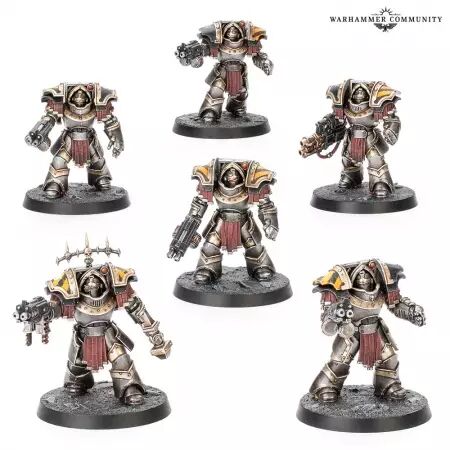 Legiones Astartes : Terminators Cataphractii avec Gantelets Energetiques (Power Fists)  - Warhammer Horus Heresy 30k