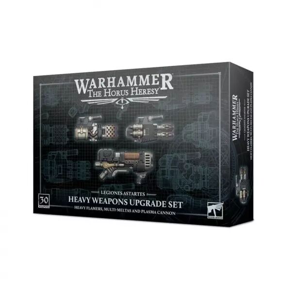 Legiones Astartes: Set d\'Am�lioration d\'Armes Lourdes : Lance-flammes Lourds, Multifuseurs et Canons � Plasma - Warhammer 30k - 