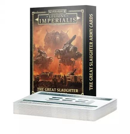 Legions Imperialis: The Great Slaughter Army Cards (Anglais) - Games Workshop