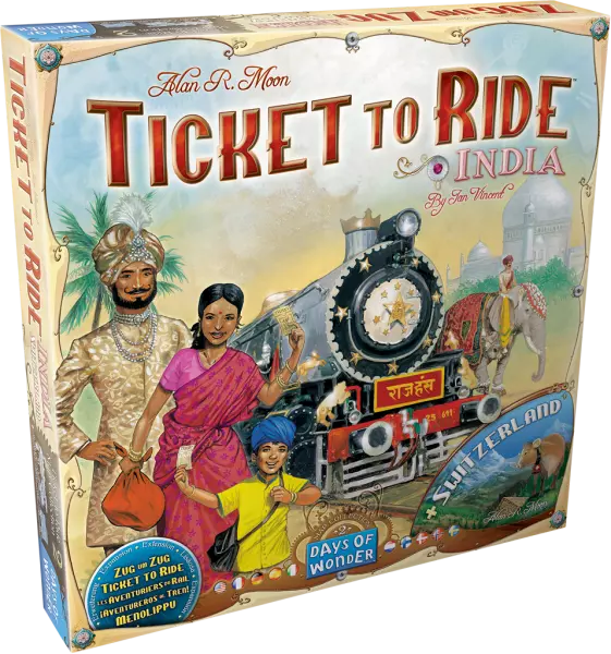 Les Aventuriers du Rail - Extension : Inde/Suisse