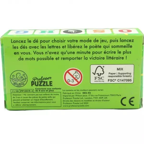 Les Mini Jeux - D�-fi Mots - Professor Puzzle
