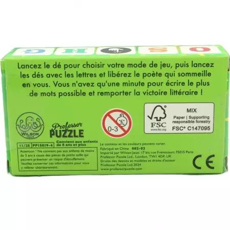 Les Mini Jeux - D&eacute;-fi Mots - Professor Puzzle