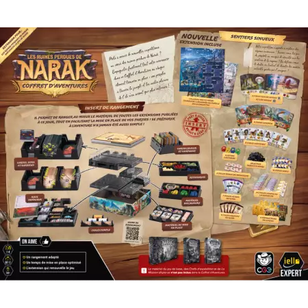 Les Ruines Perdues de Narak : Coffret d\'Aventures (Bigbox) - Iello Expert