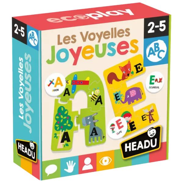 Les Voyelles Joyeuses : 5 Grands Puzzles