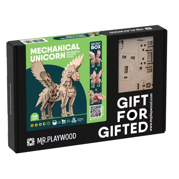 Licorne Mod�le 3D Mobile En Bois
