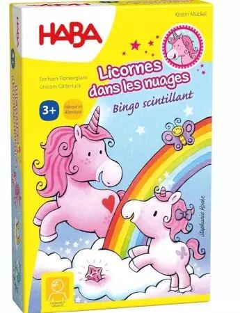 Licornes dans les nuages - Bingo Scintillant - Haba