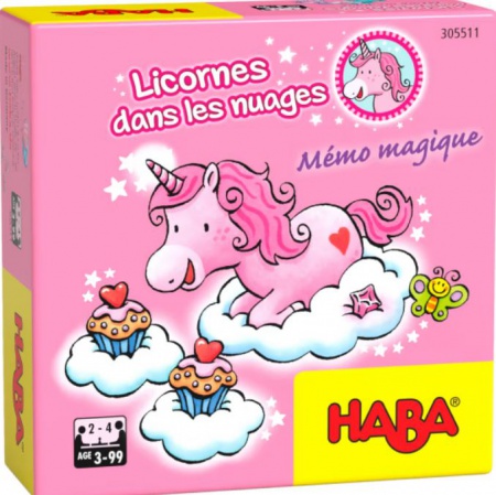 Licornes dans les nuages - Memo Magique