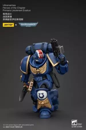 Lieutenant Erastus 20 cm - Ultramarines Heroes of the Chapter  - Warhammer 40k figurine 1/18 - Joytoy