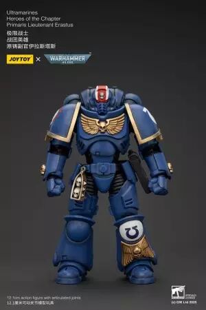 Lieutenant Erastus 20 cm - Ultramarines Heroes of the Chapter  - Warhammer 40k figurine 1/18 - Joytoy