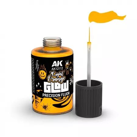 Light Orange Glow Base -Glow Fluor 30Ml - Ak Interactive