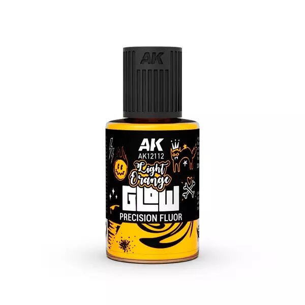 Light Orange Glow Base -Glow Fluor 30Ml - Ak Interactive