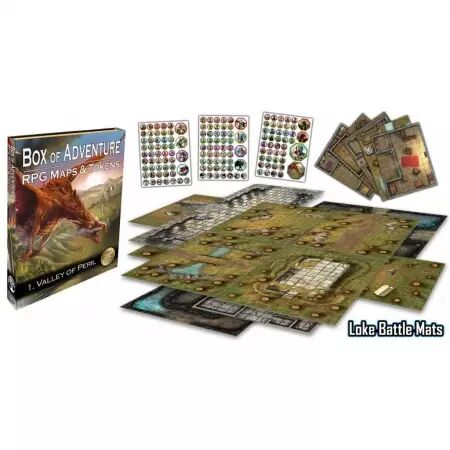 Livre plateau de jeu : Pack de 2 livres Towns & Taverns (60x60cm)