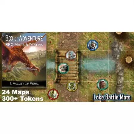 Livre plateau de jeu : Pack de 2 livres Towns & Taverns (60x60cm)
