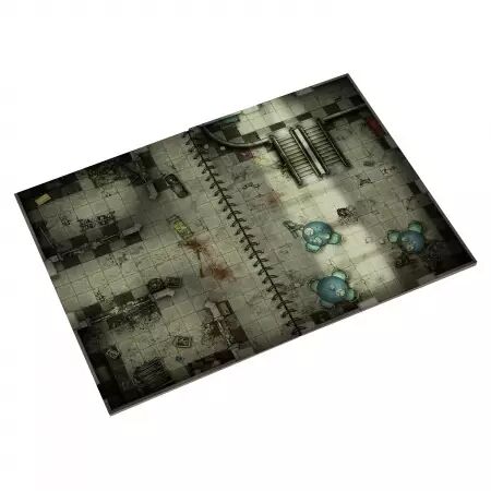 Livre Plateau de Jeu : Post Apocalyptique - (305x420 mm) Taille XL - A3 - Couverture Rigide