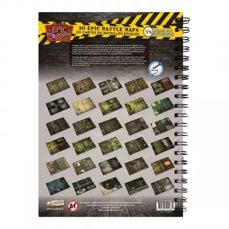 Livre Plateau de Jeu : Post Apocalyptique - (305x420 mm) Taille XL - A3 - Couverture Rigide