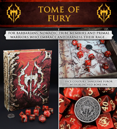 Livres à dés - Tome of Fury (Barbarian) -  Artefact Games