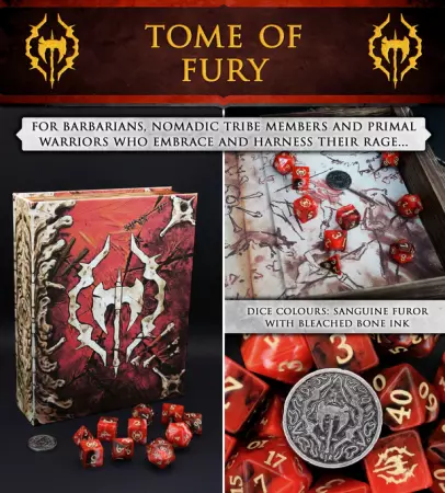 Livres à dés - Tome of Fury (Barbarian) -  Artefact Games