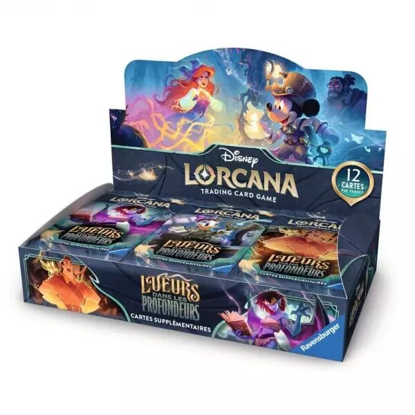 Lorcana - Chapitre 10 : Lueurs dans les Profondeurs - Display 24 Boosters Fran�ais