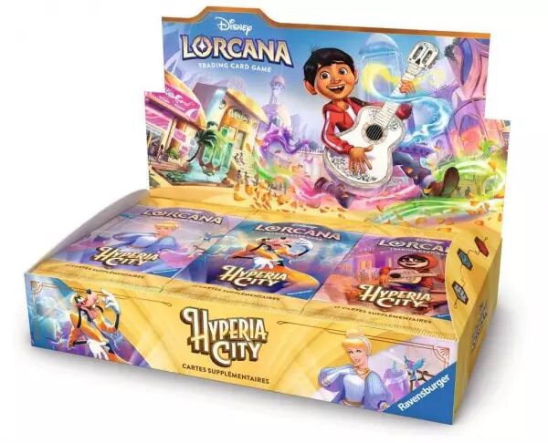 Lorcana - Chapitre 14 : Hyperia City - Boite de 24 Boosters Fran�ais
