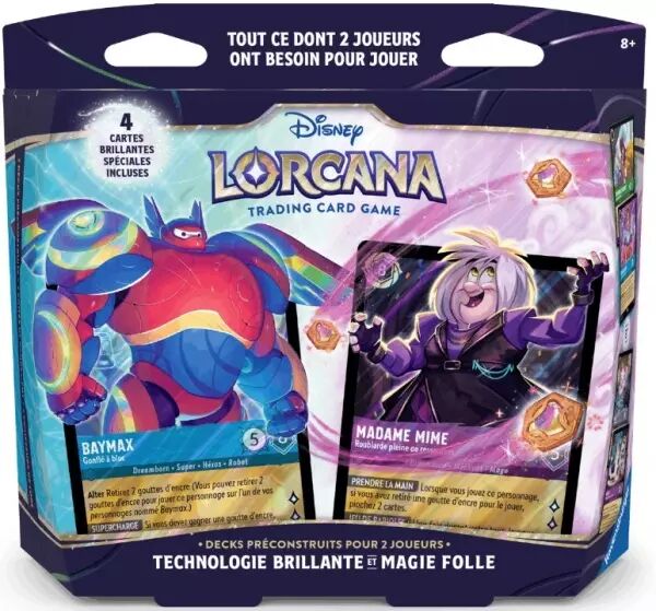 Lorcana - Chapitre 14 : Hyperia City - Decks de D�marrage 2 Joueurs � Magie VS Science Fran�ais